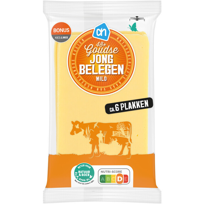 AH Goudse jong belegen 48+ plakken (190g)