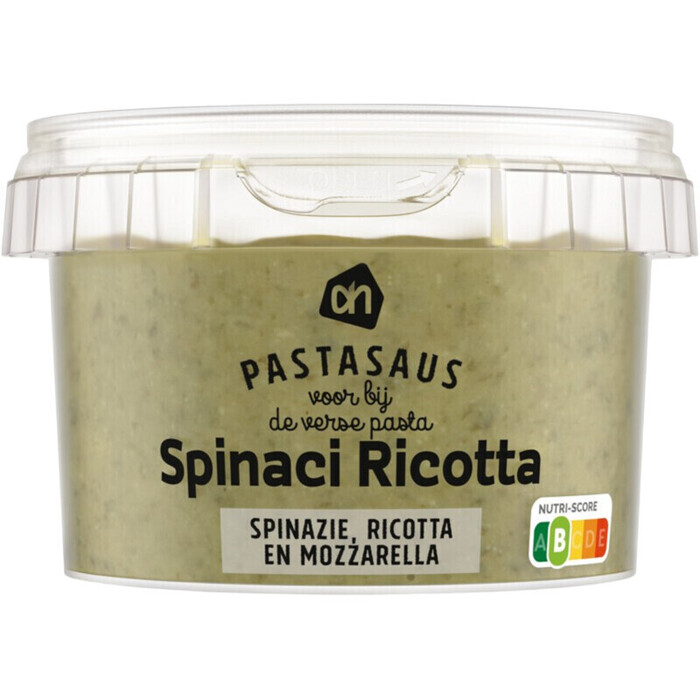 Verse pastasaus spinazie-ricotta (225g)