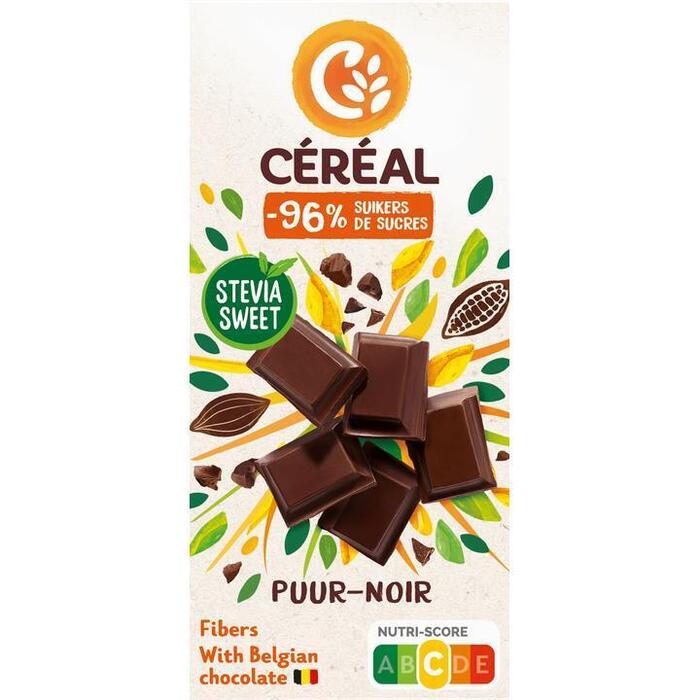 Puur Stevia chocola (reep, 85g)