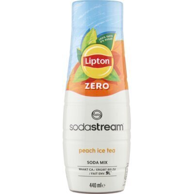 Sodastream Lipton peach zero ice tea siroop (44cl)
