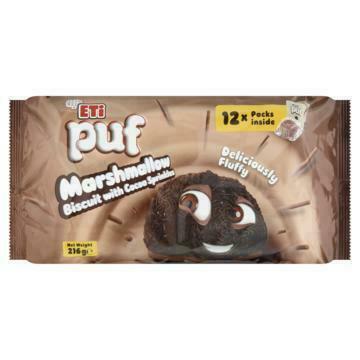 Eti Puf Cacao 216g (12 × 18g)