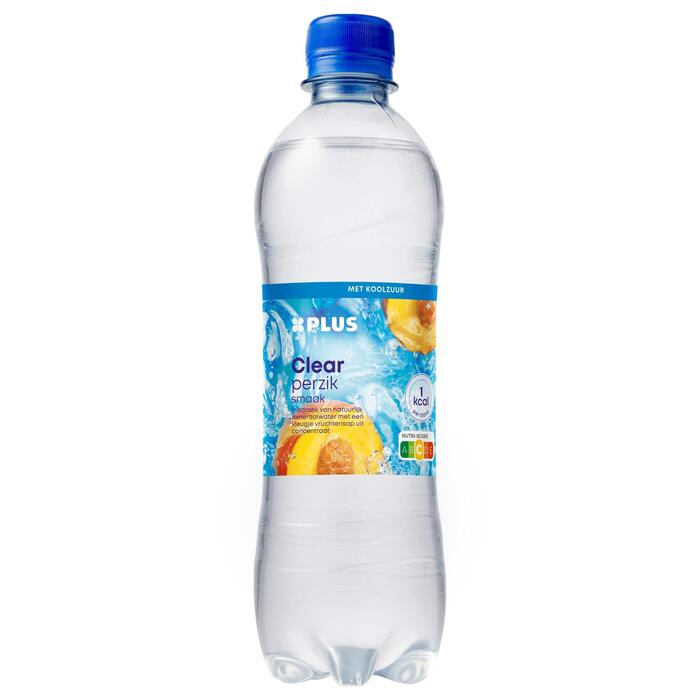 Clear perzik (Fles, 0.5L)