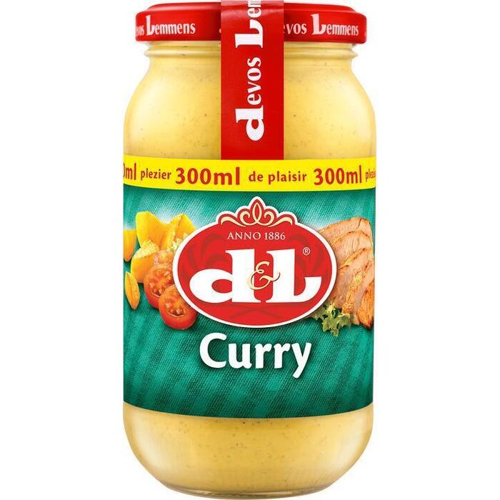D&L Curry Saus 300 MLT pot (30cl)