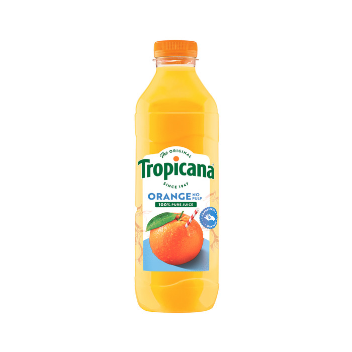 Tropicana Orange No Pulp 1 L Fles (1L)