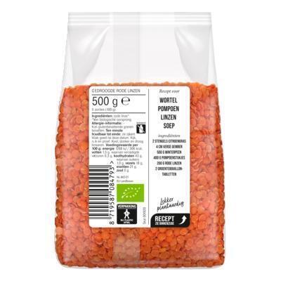 AH Biologisch Rode linzen (500g)