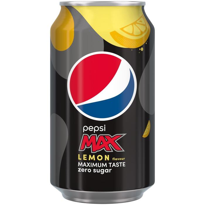 Pepsi Cola max lemon zero sugar (33cl)