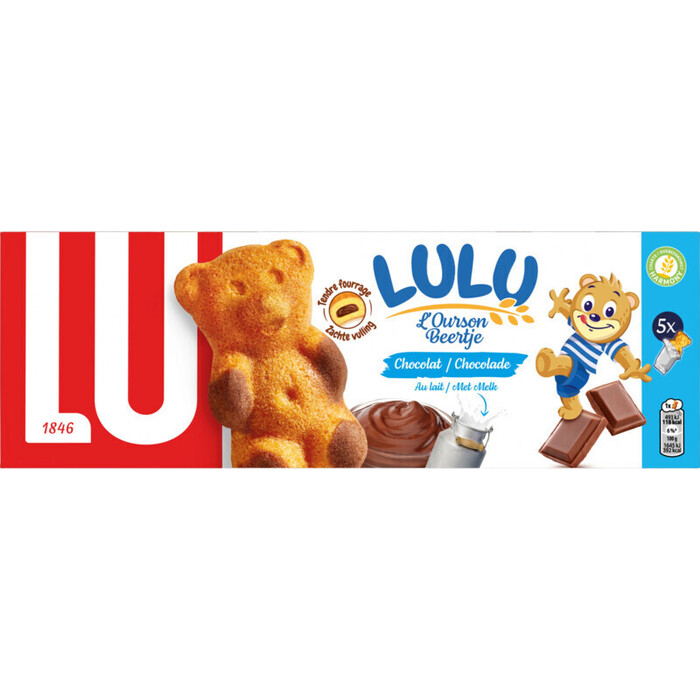 Lulu beertje chocolade (Doos, 150g)