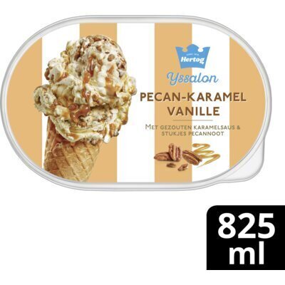 Hertog IJssalon Pecan Caramel 825ML (0.83L)