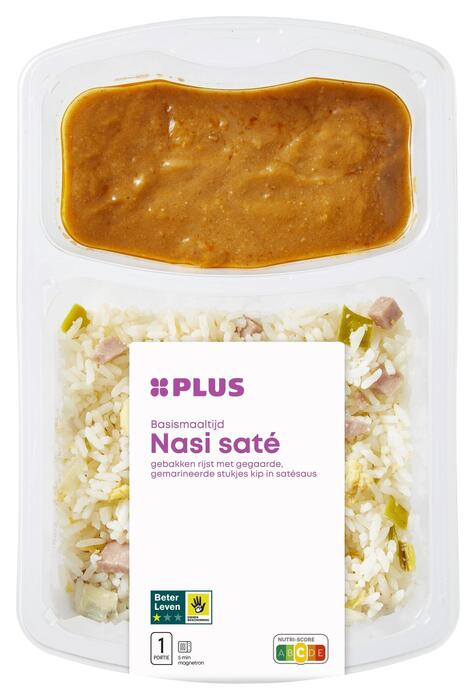 PLUS Nasi met kipsaté