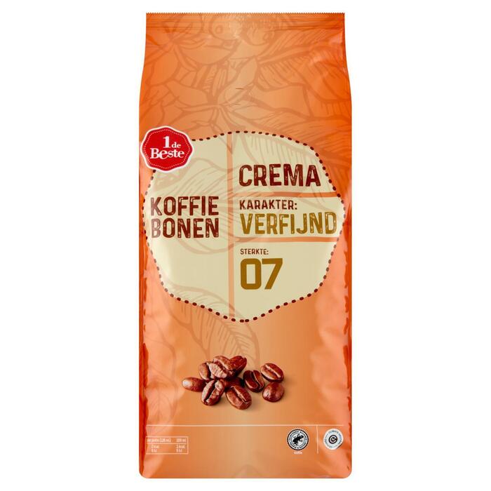 1 de Beste Koffiebonen crema (1kg)