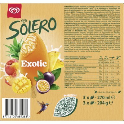 Ola Solero exotic (Doos, 204g)