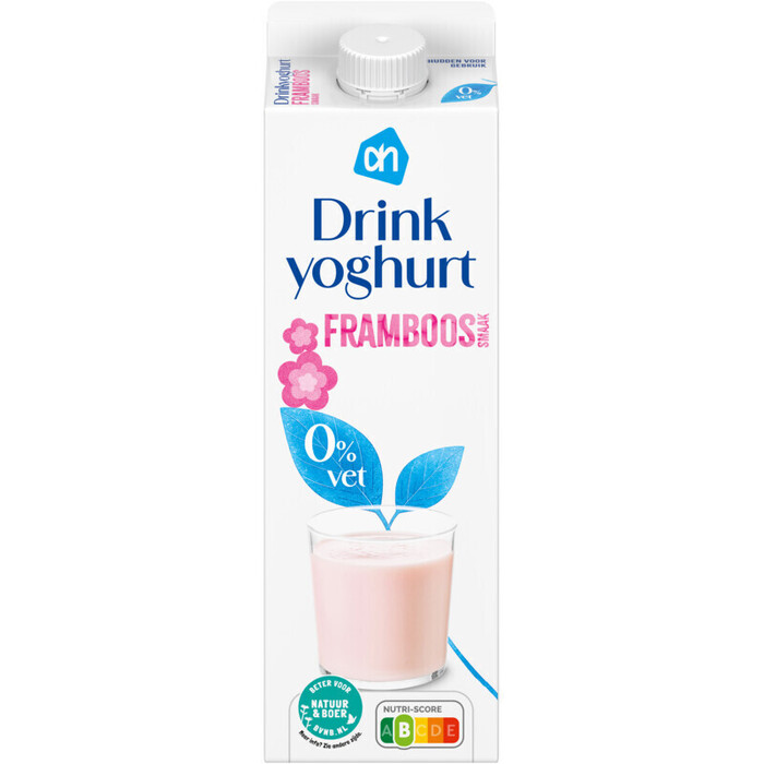 AH Drinkyoghurt framboos (1L)