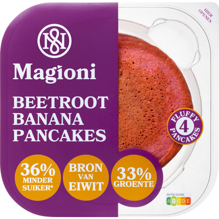 Magioni Beetroot banana pancakes (160g)