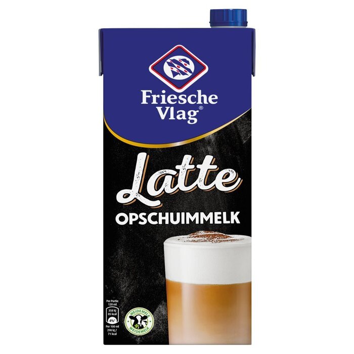 Friesche Vlag Latte Opschuimmelk Vol 1 lt Pak (Pak, 1L)