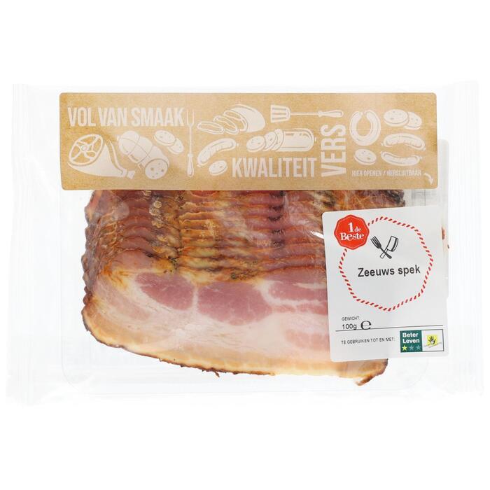 1 de Beste Zeeuws spek (100g)