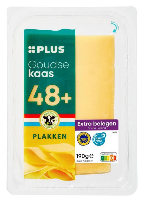 Goudse extra belegen plakken (Pak, 190g)