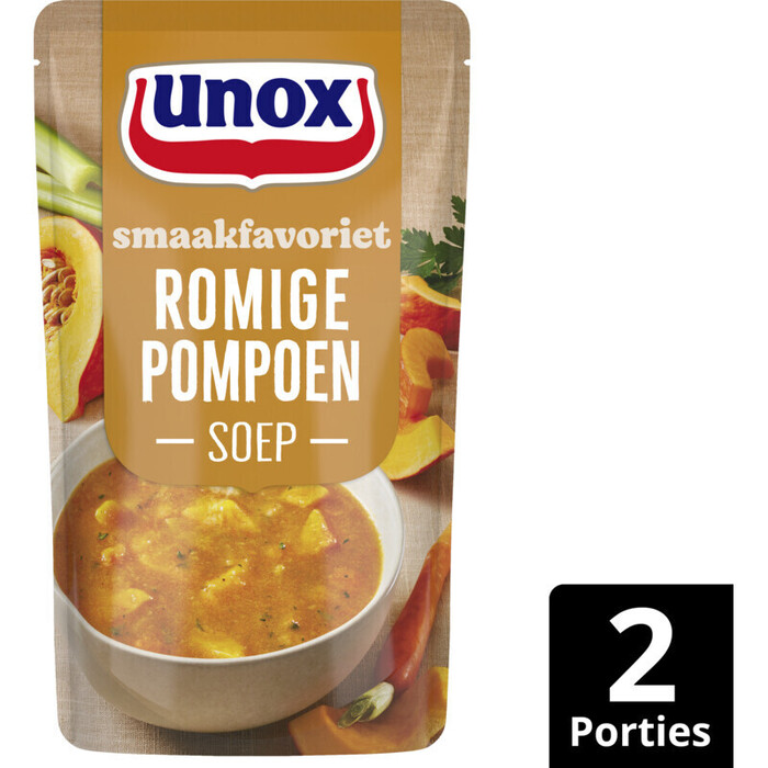 Unox Soep in zak pompoensoep (0.57L)