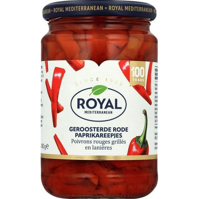 Royal Geroosterde paprika in reepjes (Pot, 305g)