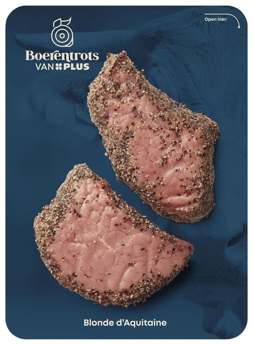 PLUS Boerentrots Rundersteak peper 2 st (250g)