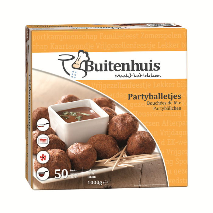 BUITENHUIS PARTYBALLETJES 50ST (bak, 50 × 20g)