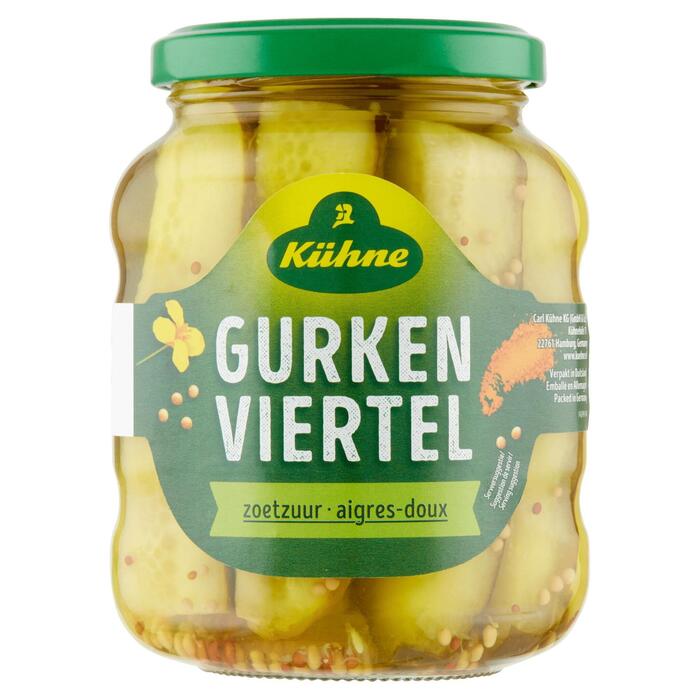 Kühne, Gurken Viertel (Pot, 330g)