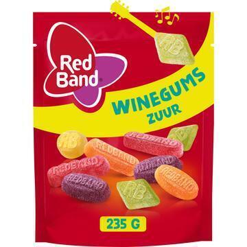 Red Band Winegums Zuur 235 g (235g)