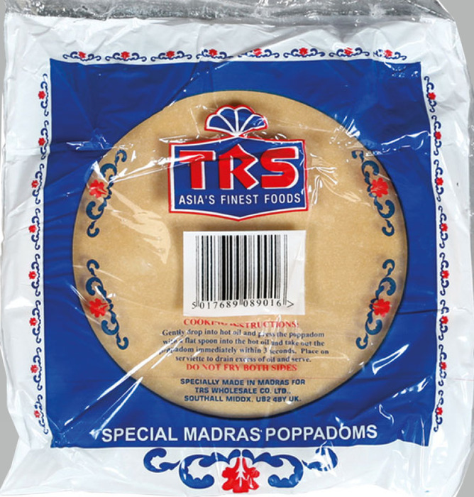 TRS PAPPADUMS 16 VELLEN (200g)