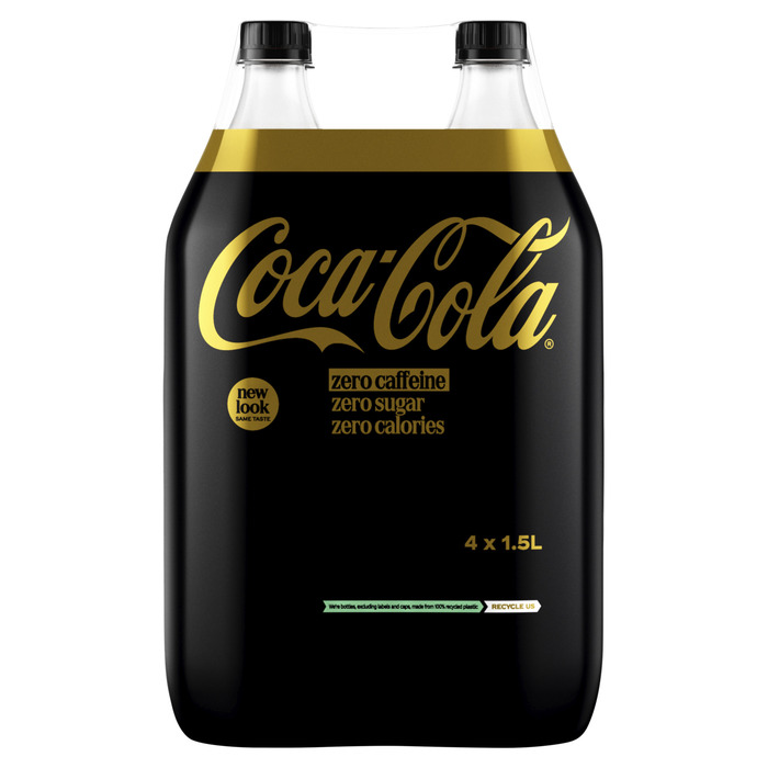 Coca-Cola Zero Sugar Zero Caffeine 4 x 1,5 L (1.5L)