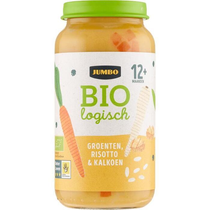 Jumbo Biologisch Babyvoeding Groenten Risotto & Kalkoen 12+ Maanden 250g (250g)