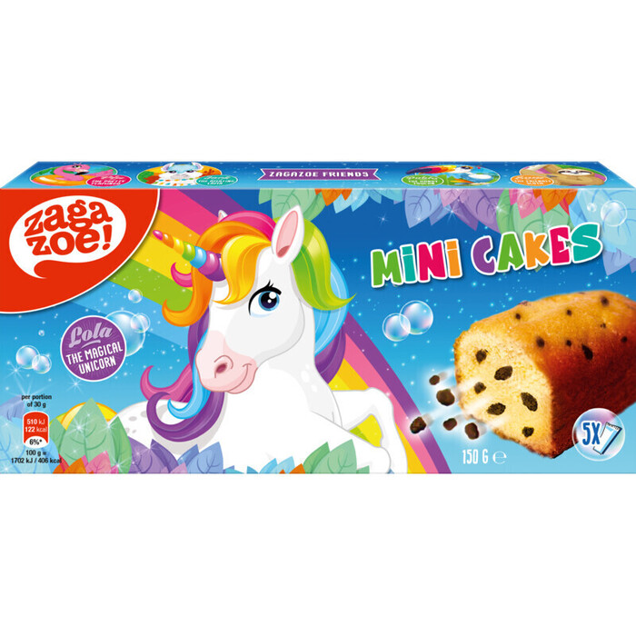 Zagazoe! Mini cakes unicorn (150g)