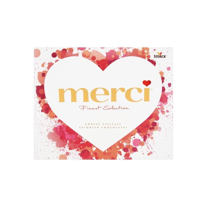 merci Finest Selection assorti perforatie Chocoladeproducten / bon bons / bit 250 g Doos (250g)