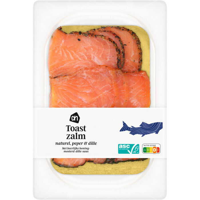 AH Zalm toastplakjes (130g)