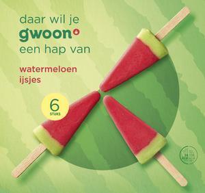 g'woon Watermeloen ijsjes (55g)