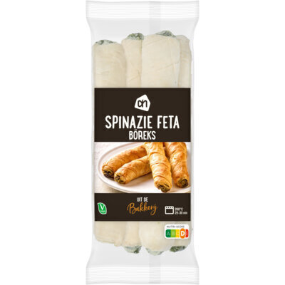 AH Diepvries spinazie feta boreks (400g)