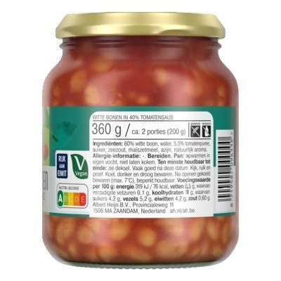AH Witte bonen in tomatensaus (360g)