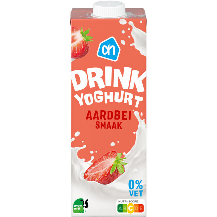 AH Yoghurtdrink aardbei (1L)