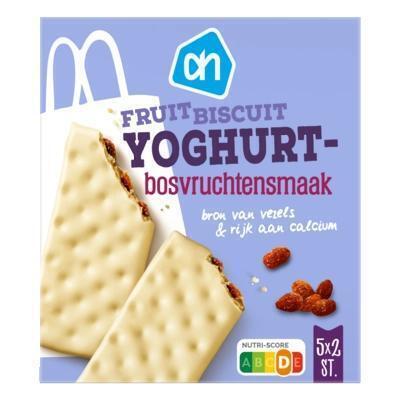 AH Yoghurt fruitbiscuit bosvruchten (5 × 36.4g)