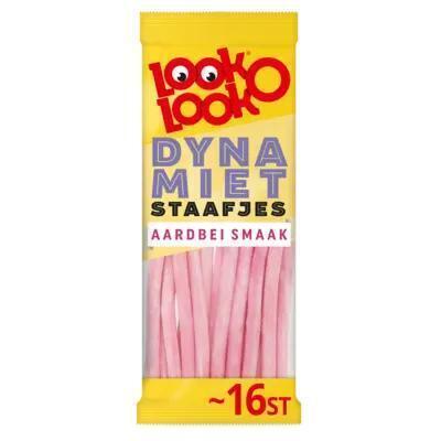 Look-O-Look Dynamietstaaf aardbei (Zak, 110g)