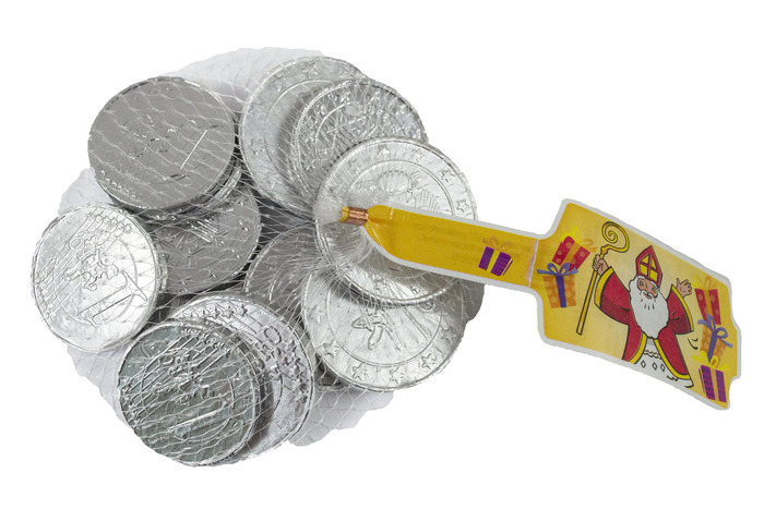 Crest Witte Chocolade Munten (Net, 100g)