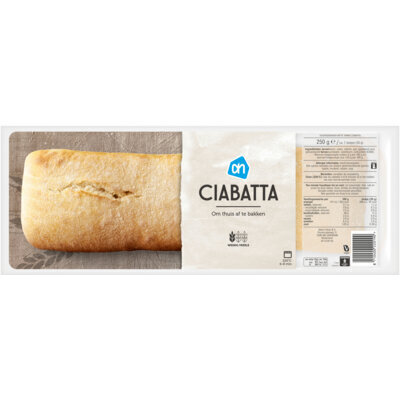 Ciabatta afbakbrood (stuk, 250g)