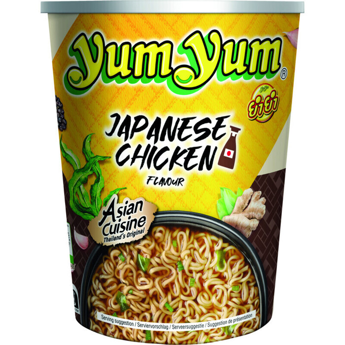 Yum Yum Japanese chicken cup instant noedels (70g)