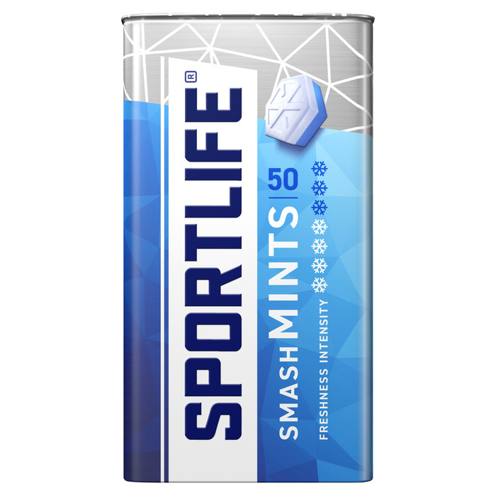 Sportlife Smash Mints Sugar Free 35 g Blik (50 × 0.7g)