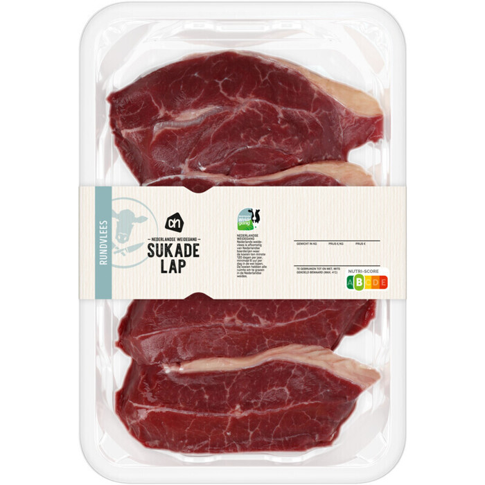 AH Runder sukadelap Iers (700g)