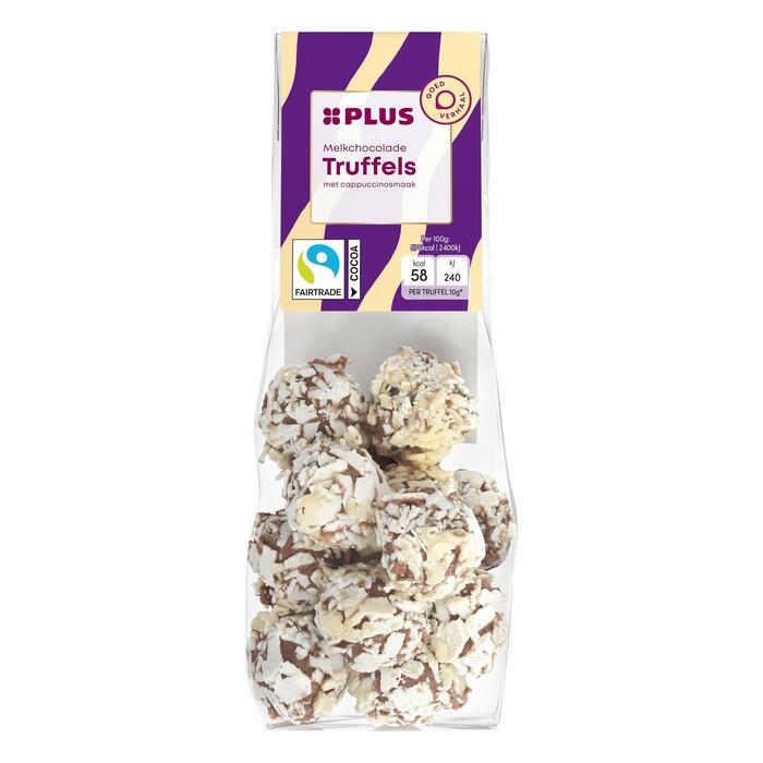 PLUS Cappuchinotruffels (Zak, 150g)