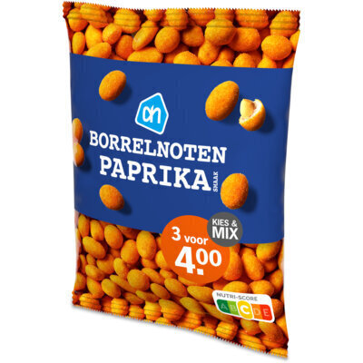 AH Borrelnoten paprika smaak (150g)