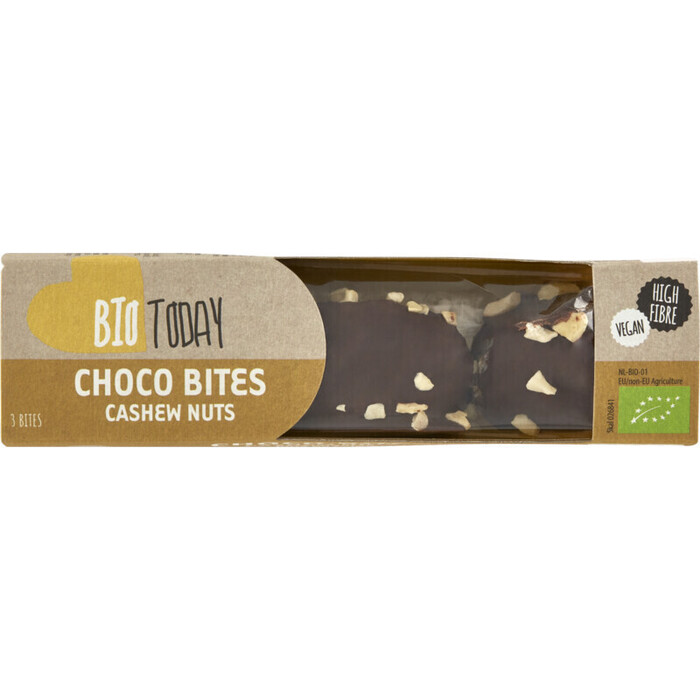 BioToday Cacao bites cashewnoten (75g)