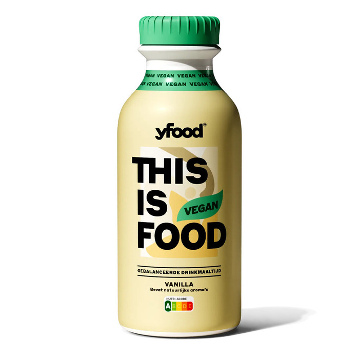 Yfood This is food drinkmaaltijd vegan vanilla (0.5L)