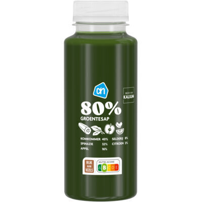 AH 80% Groentesap komkommer spinazie (250ml)