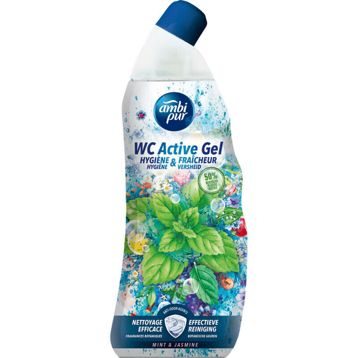 Ambi Pur WC Active Gel Mint & Jasmine 750 ml (0.75L)