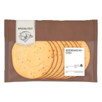 AH Rookkaas chili 40+ plakken (140g)
